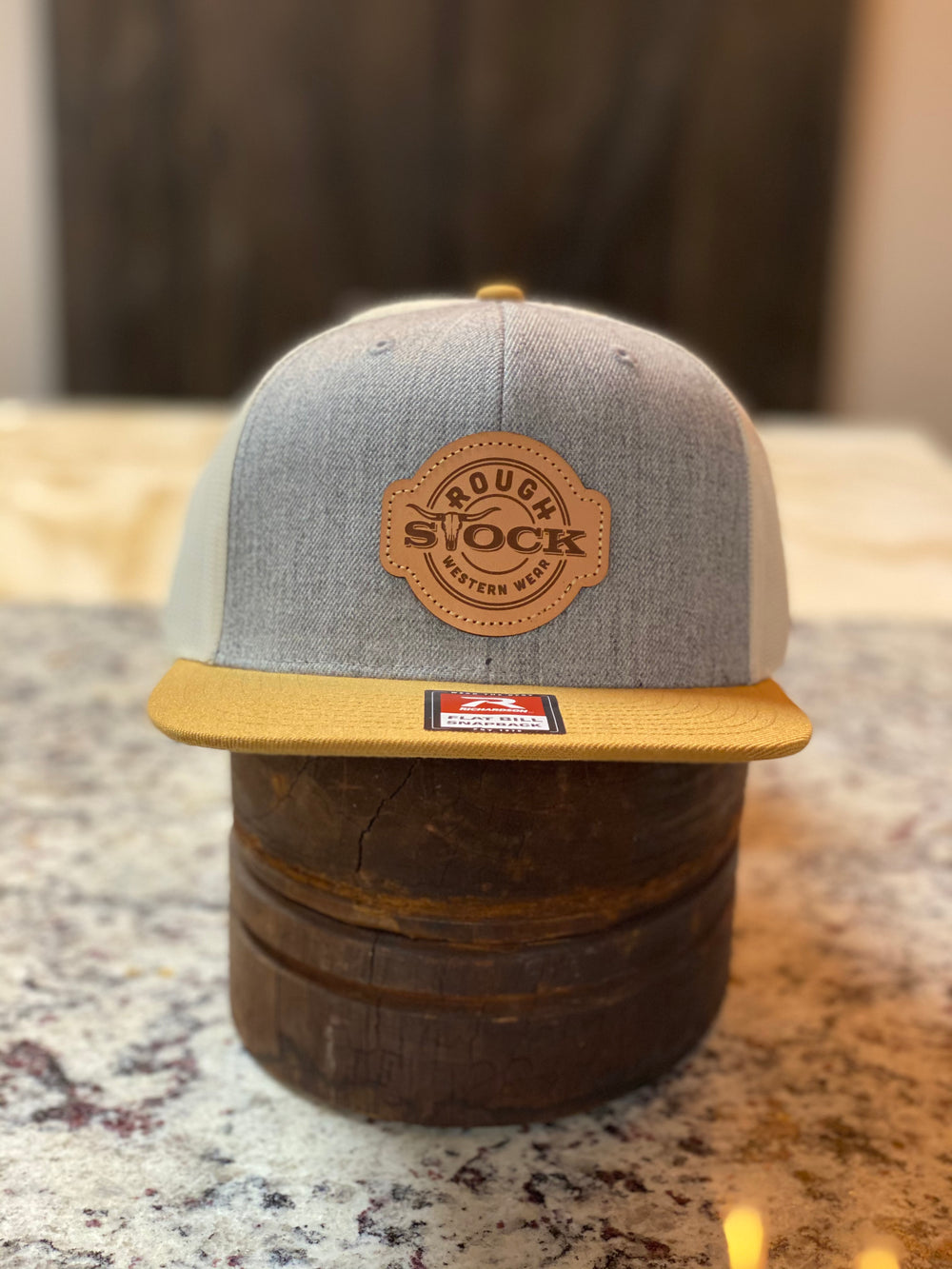 Rough Stock Western - Leather Patch Cap
