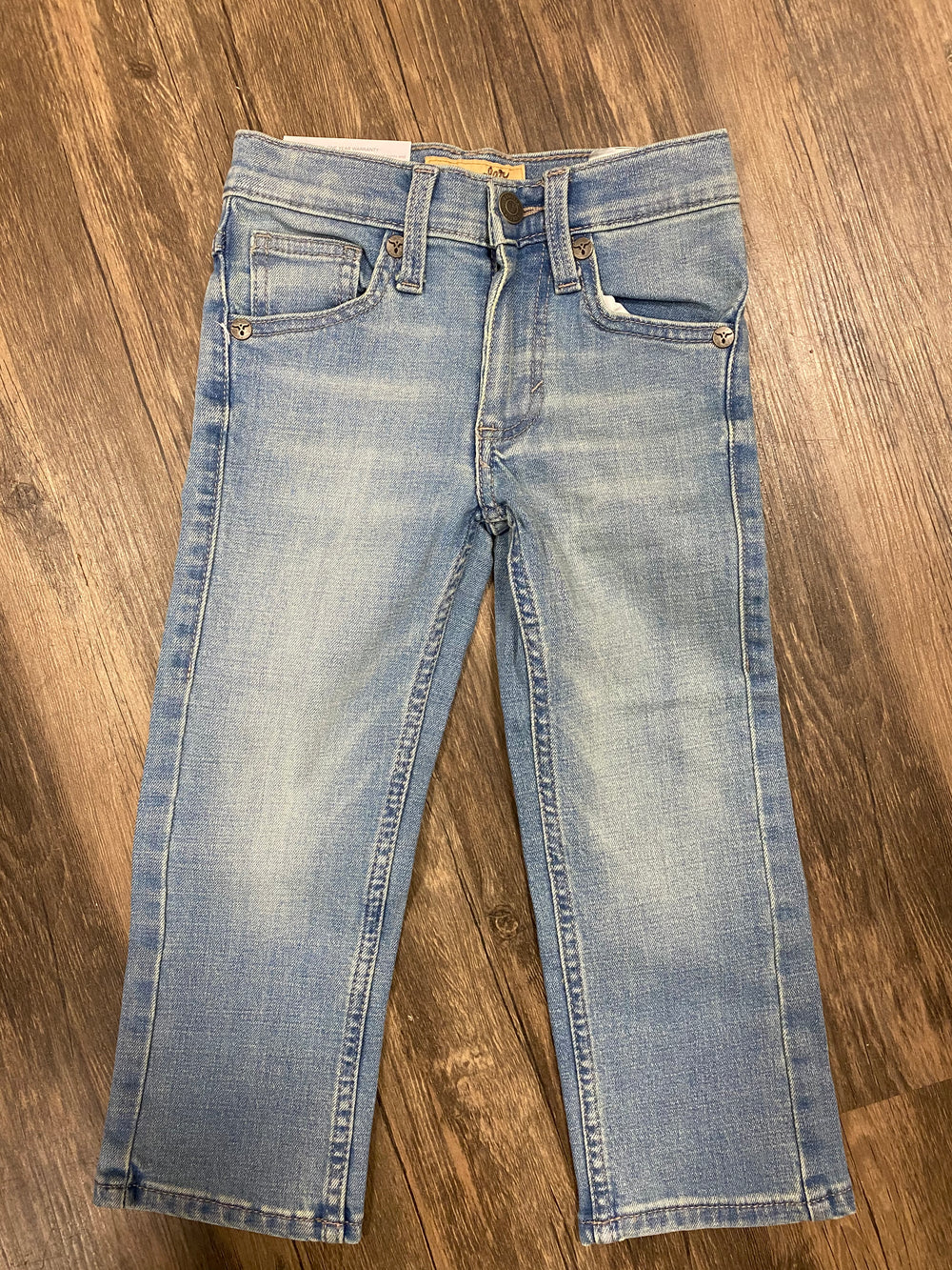 1044JWXBE - Wrangler Boy's 20X Slim Straight 44 Jean - Lightwash