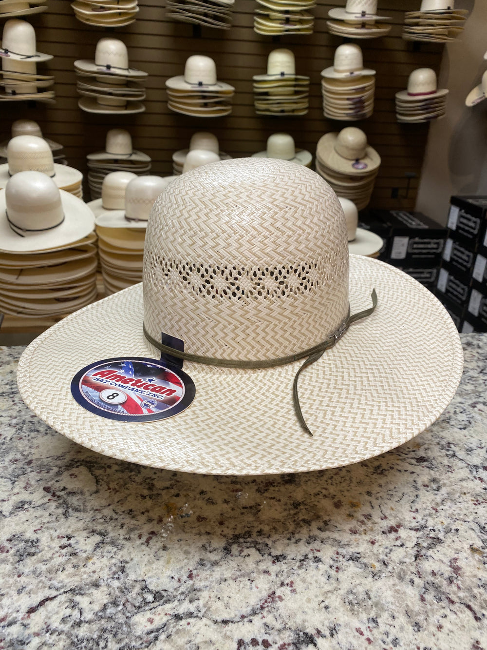 American Hat Company -  Open Crown - 5500 2COLIVE