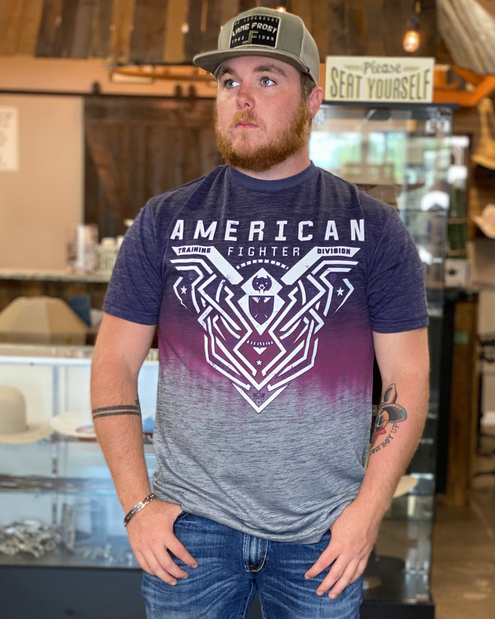 FM13275- American Fighter Men's SS T-Shirt