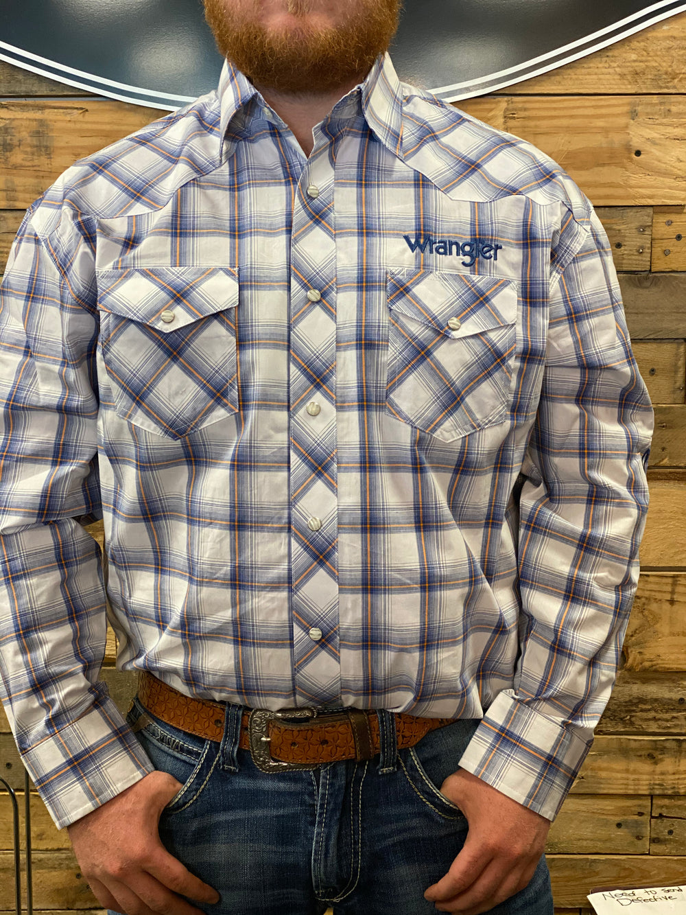 112317123- Wrangler Men's Pearl Snap Shirt