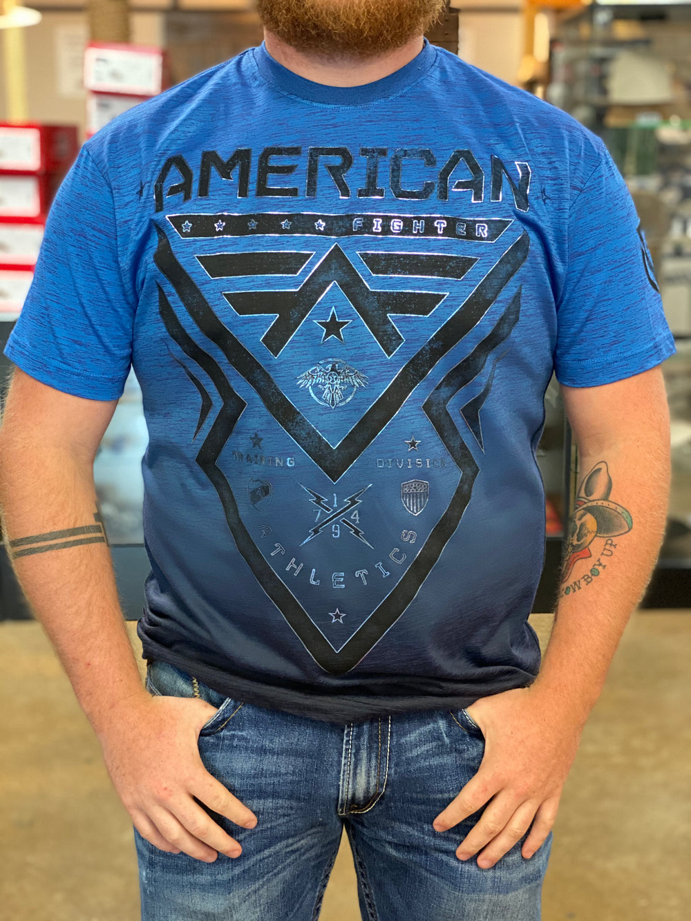 FM10860- American Fighter Men's SS T-Shirt