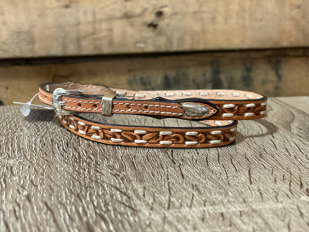 0201548 - M&F Western Embossed Laced Edge Hatband