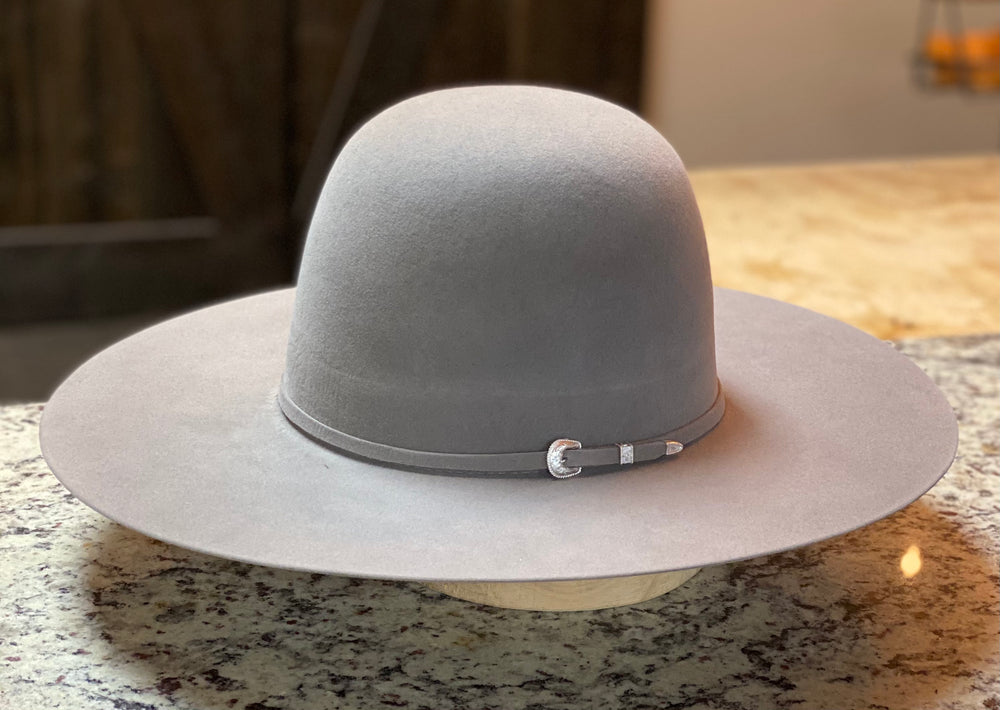 
                  
                    Tacchino - Open Crown Felt Hat - Slate
                  
                