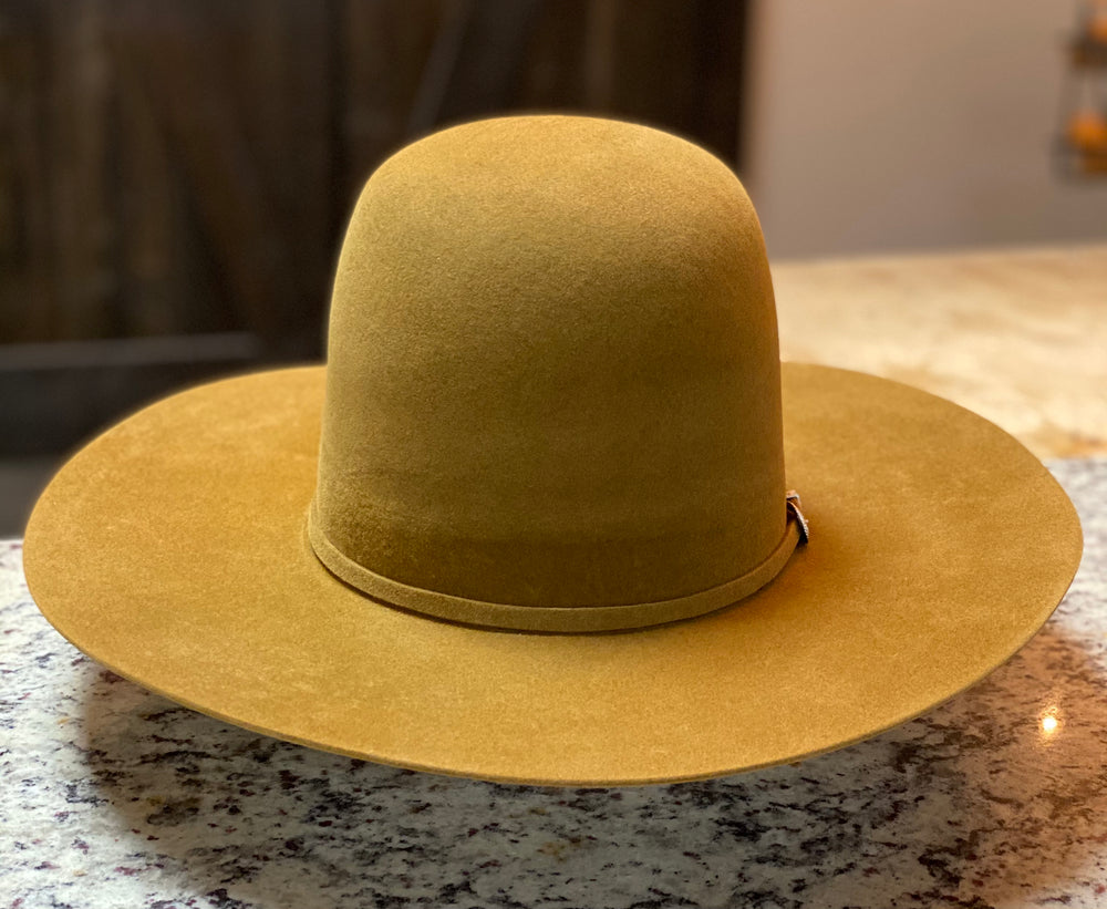 Tacchino - Open Crown Felt Hat - Gold