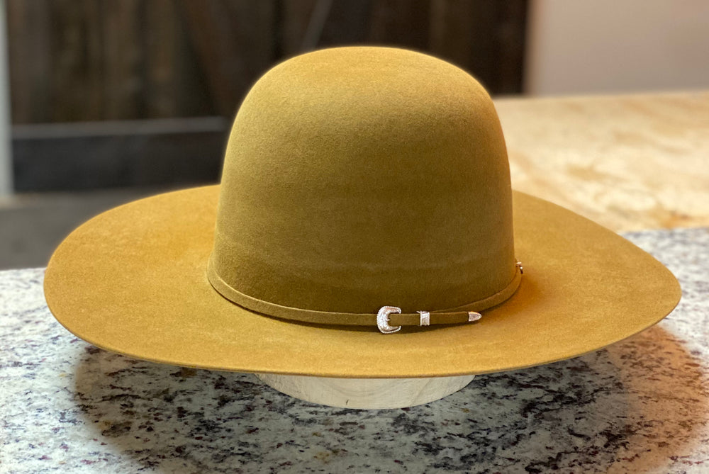 
                  
                    Tacchino - Open Crown Felt Hat - Gold
                  
                