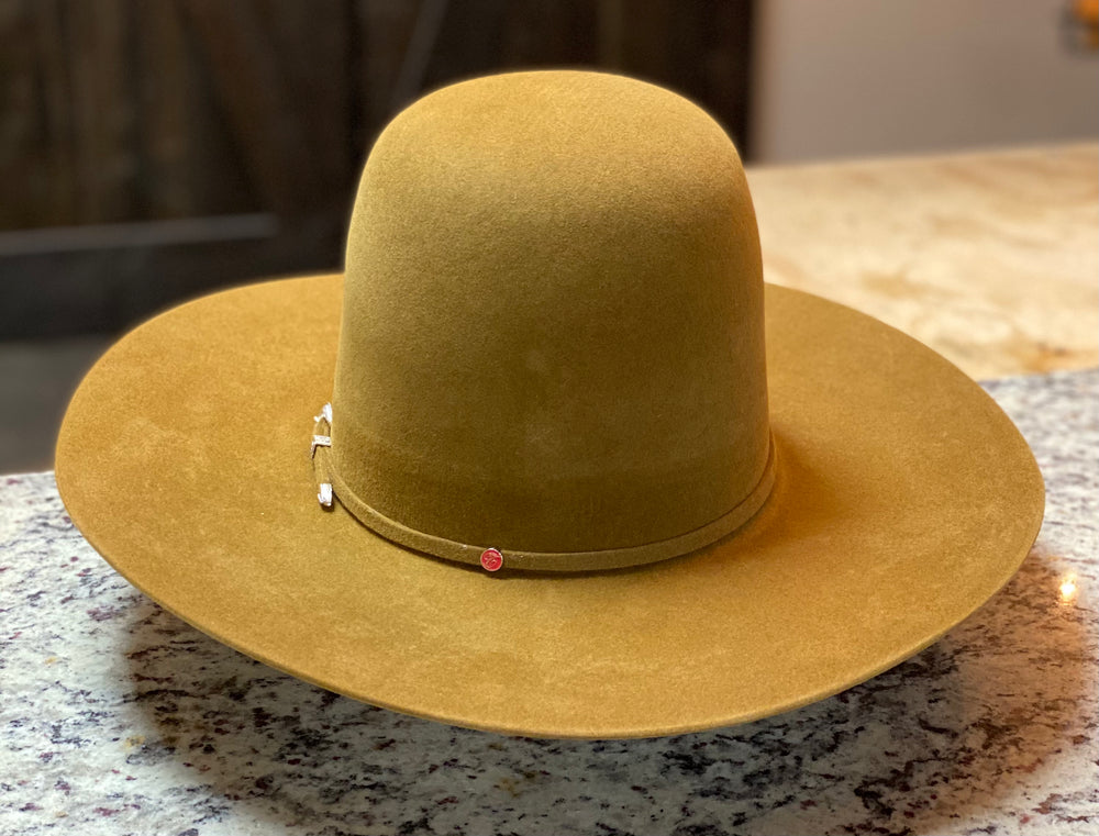 
                  
                    Tacchino - Open Crown Felt Hat - Gold
                  
                