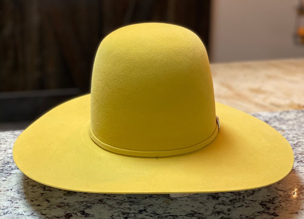 Tacchino - Open Crown Felt Hat - Yellow