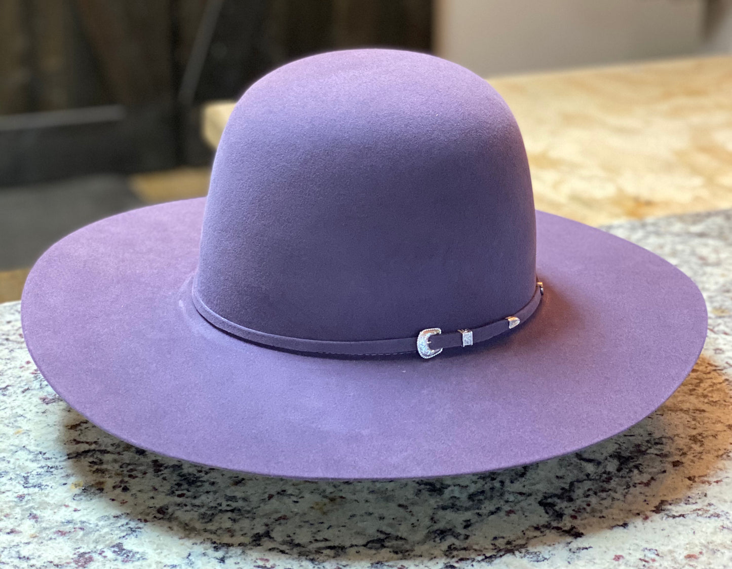 
                  
                    Tacchino - Open Crown Felt Hat - Lilac
                  
                