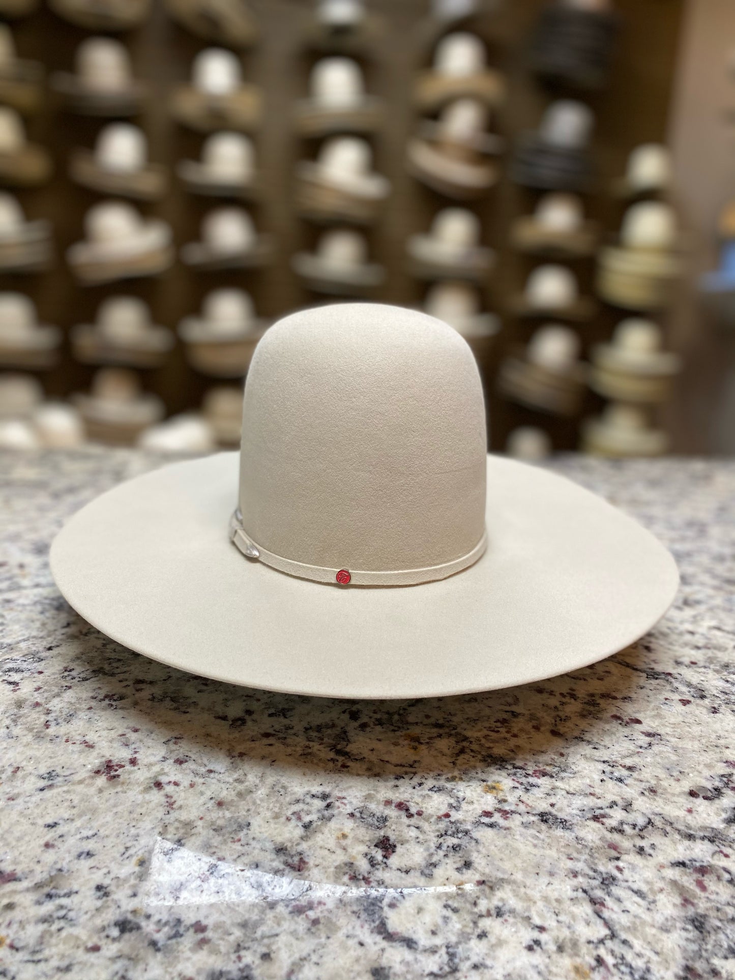 
                  
                    Tacchino - Open Crown Felt Hat - Cream
                  
                