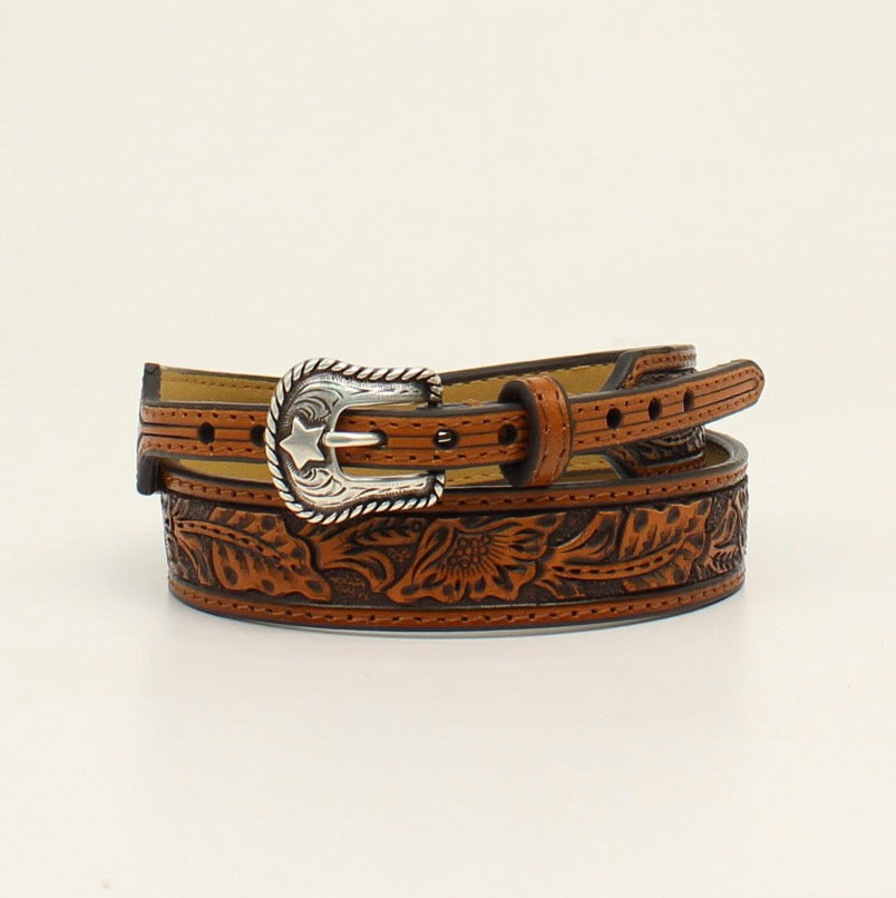 0204108 - Nocona Hatband Floral Embossed - Tan