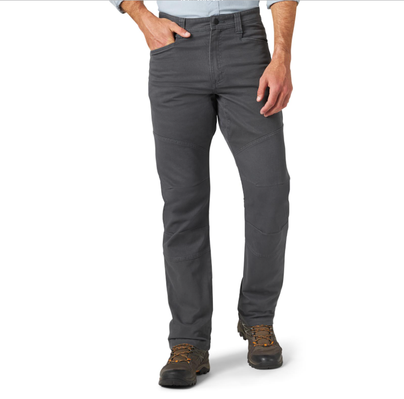 NS857GY - Wrangler Men's Outdoor Reinforced Work Utility Pant - GRAY