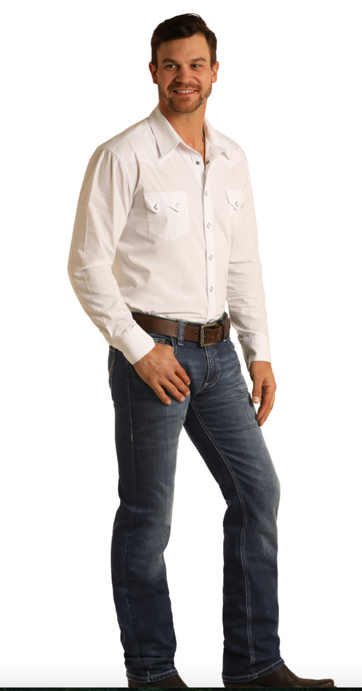 
                  
                    M1R6202 - Rock&Roll Men's Vintage '46 Slim Fit Stretch Straight Bootcut Jean
                  
                