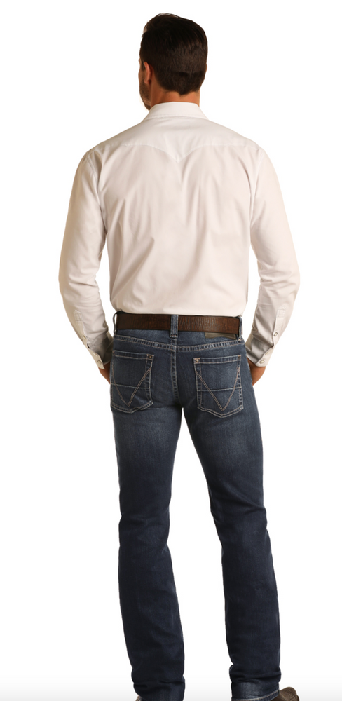 
                  
                    M1R6202 - Rock&Roll Men's Vintage '46 Slim Fit Stretch Straight Bootcut Jean
                  
                