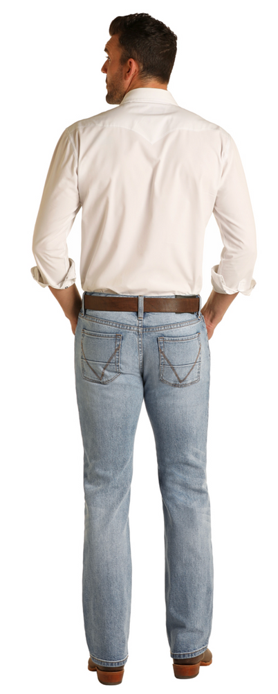 
                  
                    M1P1795 - Rock&Roll Denim Men's Vintage '46 Slim Straight Bootcut Jean
                  
                