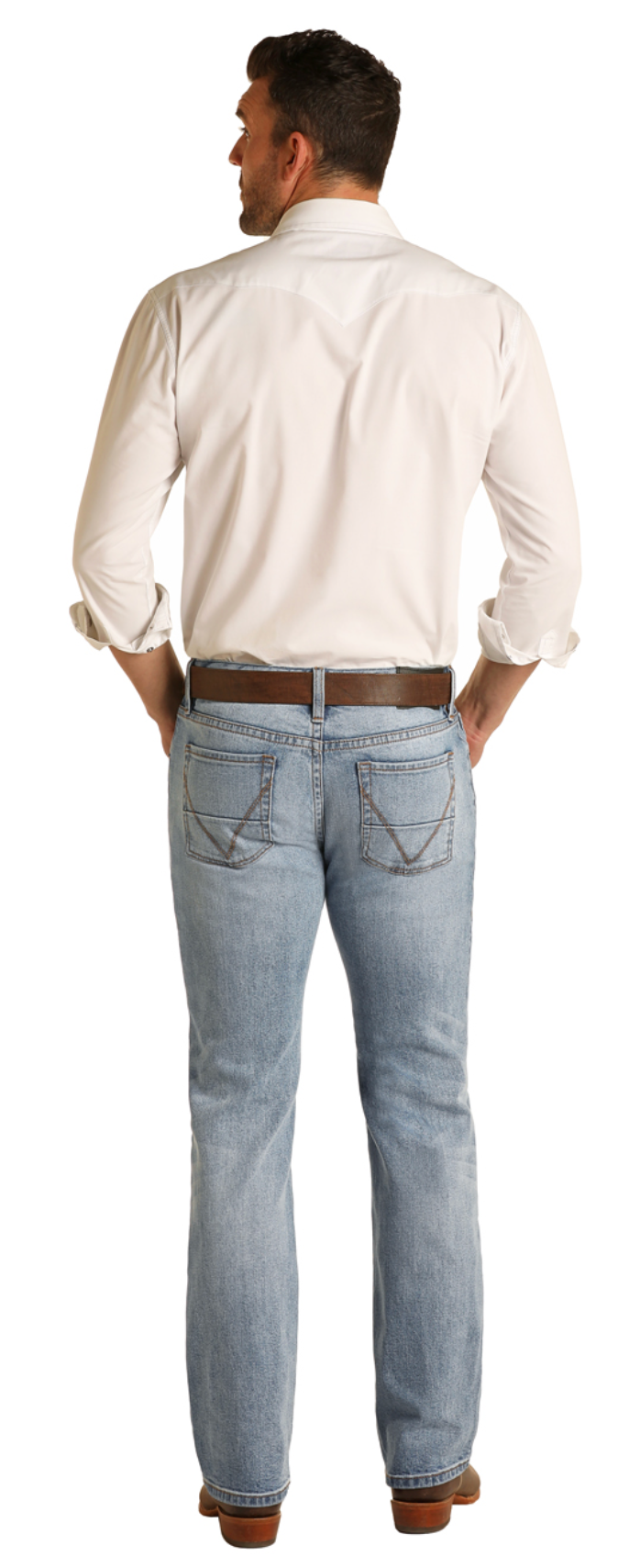 
                  
                    M1P1795 - Rock&Roll Denim Men's Vintage '46 Slim Straight Bootcut Jean
                  
                