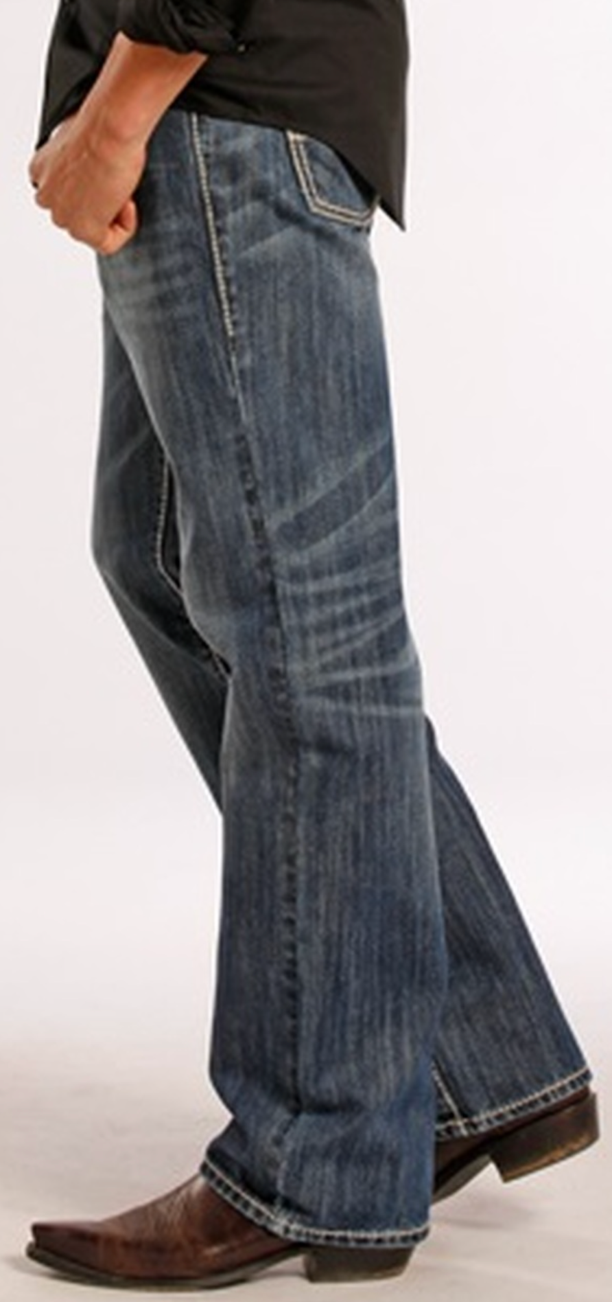 
                  
                    M0S8553 - Rock&Roll Denim Men's Relaxed Fit Straight Bootcut Jean
                  
                