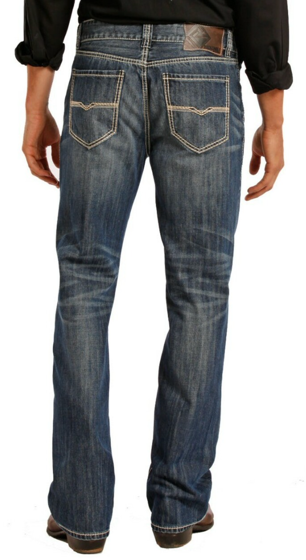 
                  
                    M0S8553 - Rock&Roll Denim Men's Relaxed Fit Straight Bootcut Jean
                  
                