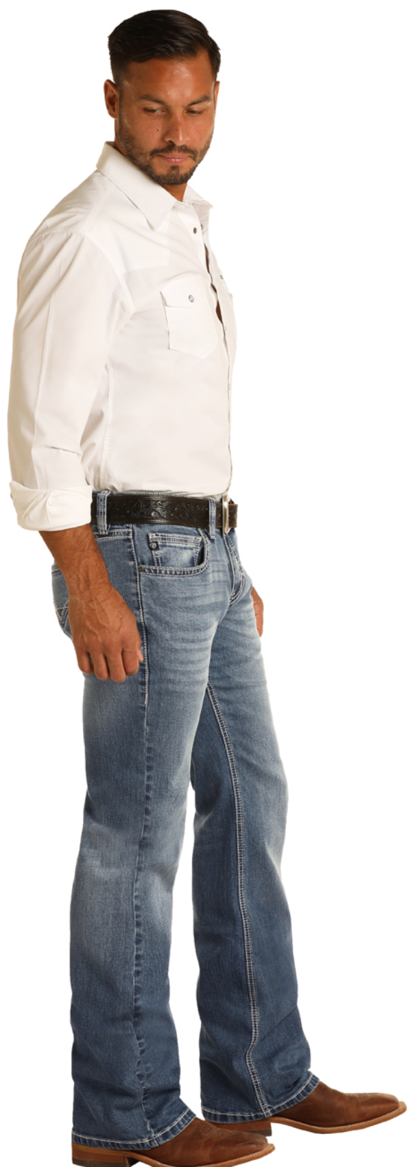 
                  
                    M0P9858 - Rock&Roll Denim Men's Reflex Pistol Jean
                  
                