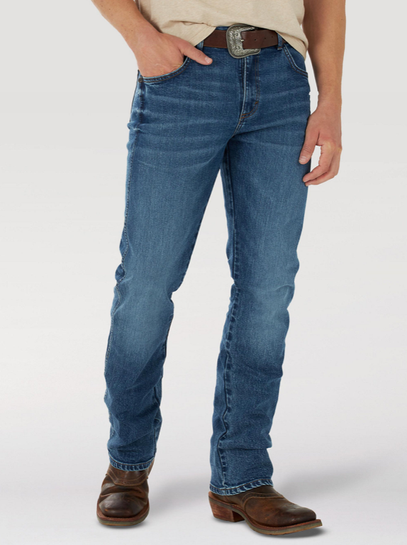 77MWZMP - Wrangler Retro Men's Slim Fit Bootcut Jean - Mile Post