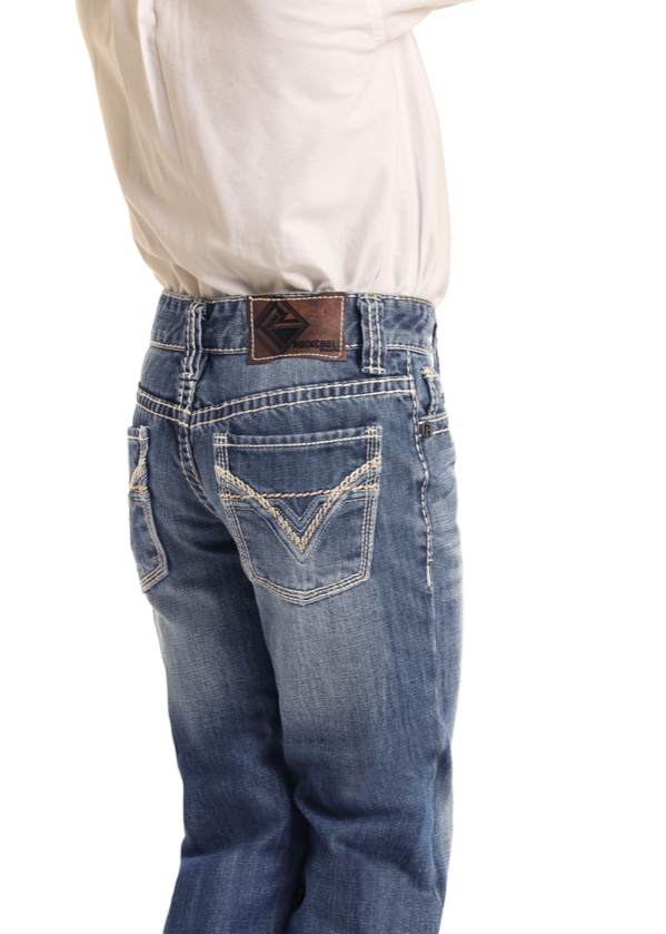 
                  
                    BB-9576 - Rock&Roll Denim Boy's Regular Fit BB Gun Bootcut Jeans
                  
                
