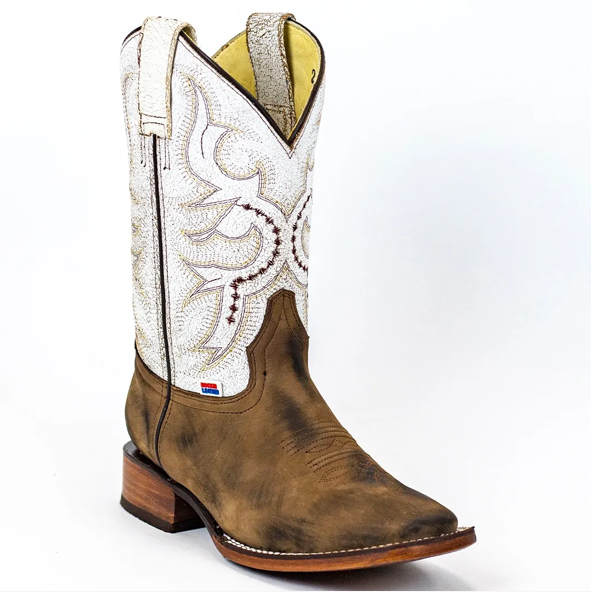 2573 - Rockin Leather Women's Crazy Trigo Square Toe Western Boot