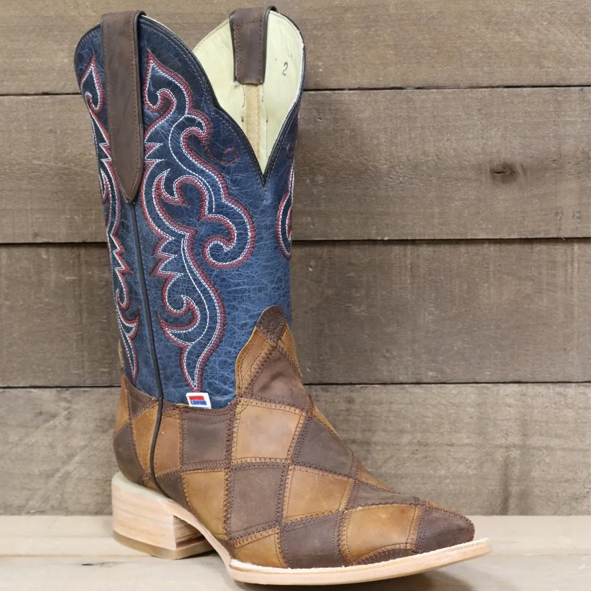 
                  
                    1151 - Rockin Leather Men's Patchwork Leather Boot
                  
                