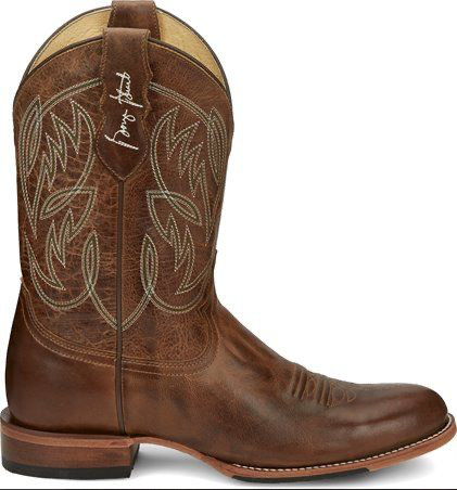 GR8006 - Justin Men's George Strait Pearsall Boot - Amber Brown