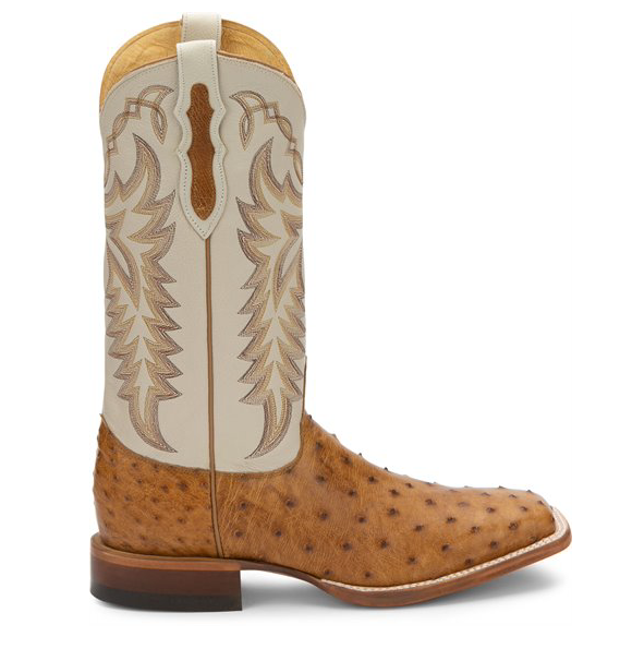 8094 - Justin Men's Pascoe Full Quill Boot - Antique Saddle