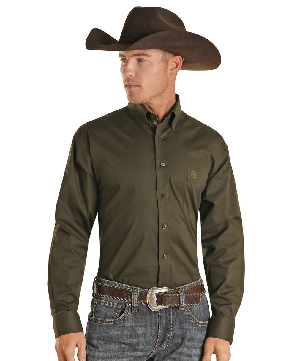 36D2551- Panhandle Men's LS Button-Up Shirt