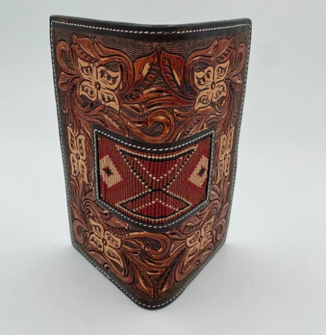 
                  
                    XH-248R - Twisted X Tooled Beaded Checkbook Wallet
                  
                