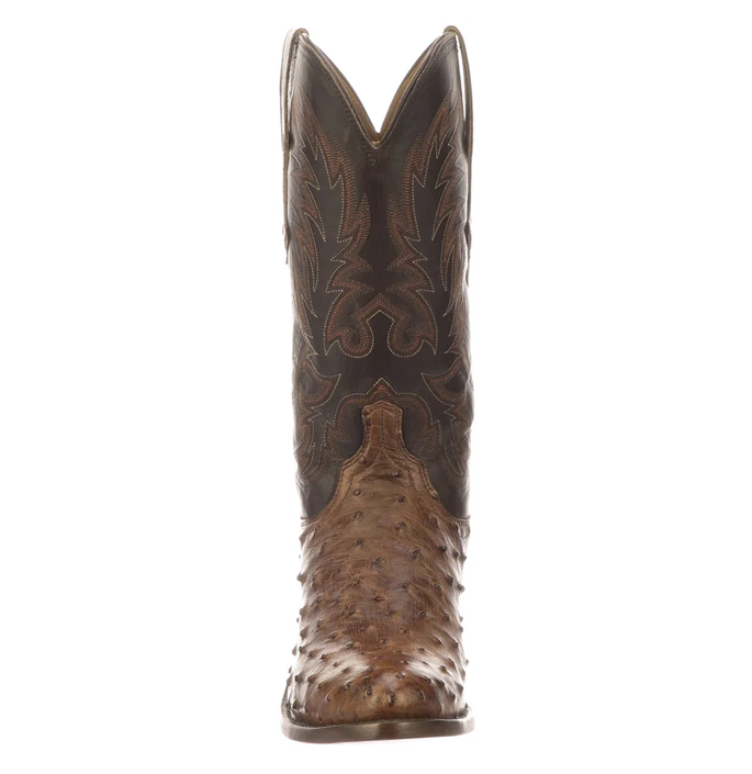 
                  
                    N1187.R3 - Lucchese Men's Elgin Boot - Chocolate Full Quill Ostrich
                  
                