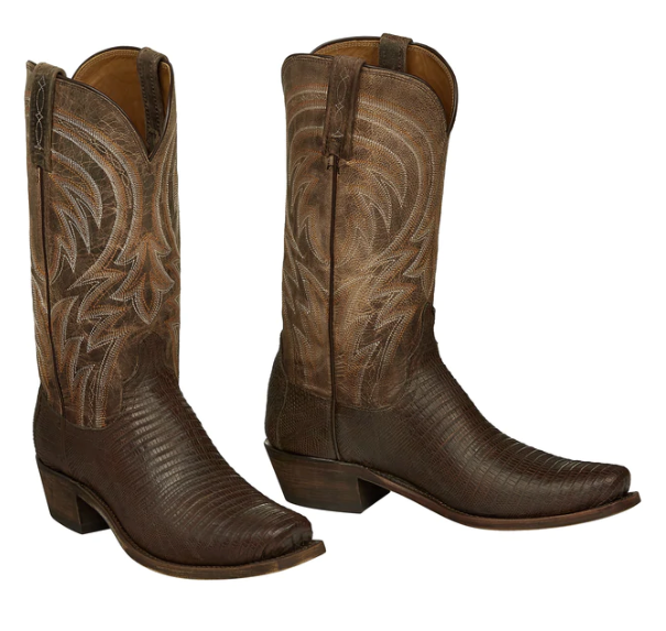 
                  
                    M2904.74 - Lucchese Men's Percy Boot - Antique Tan Tegu Lizard
                  
                