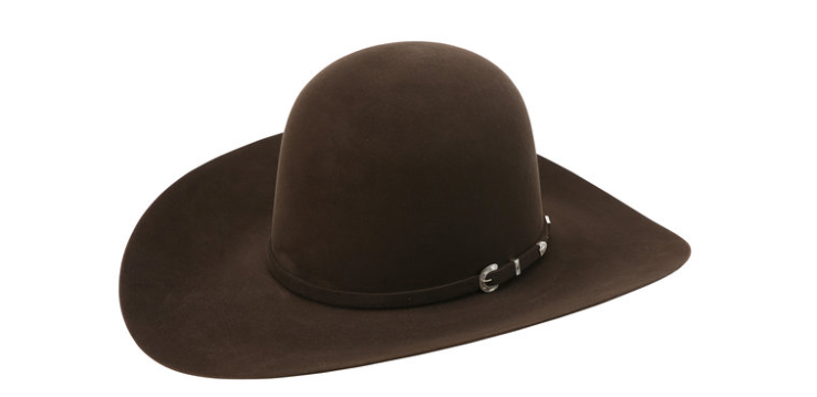 American Hat Company -  Open Crown - 7X Chocolate