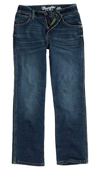 1088JWZMU - Wrangler Boy's Retro Slim Straight Leg Jean - Reg