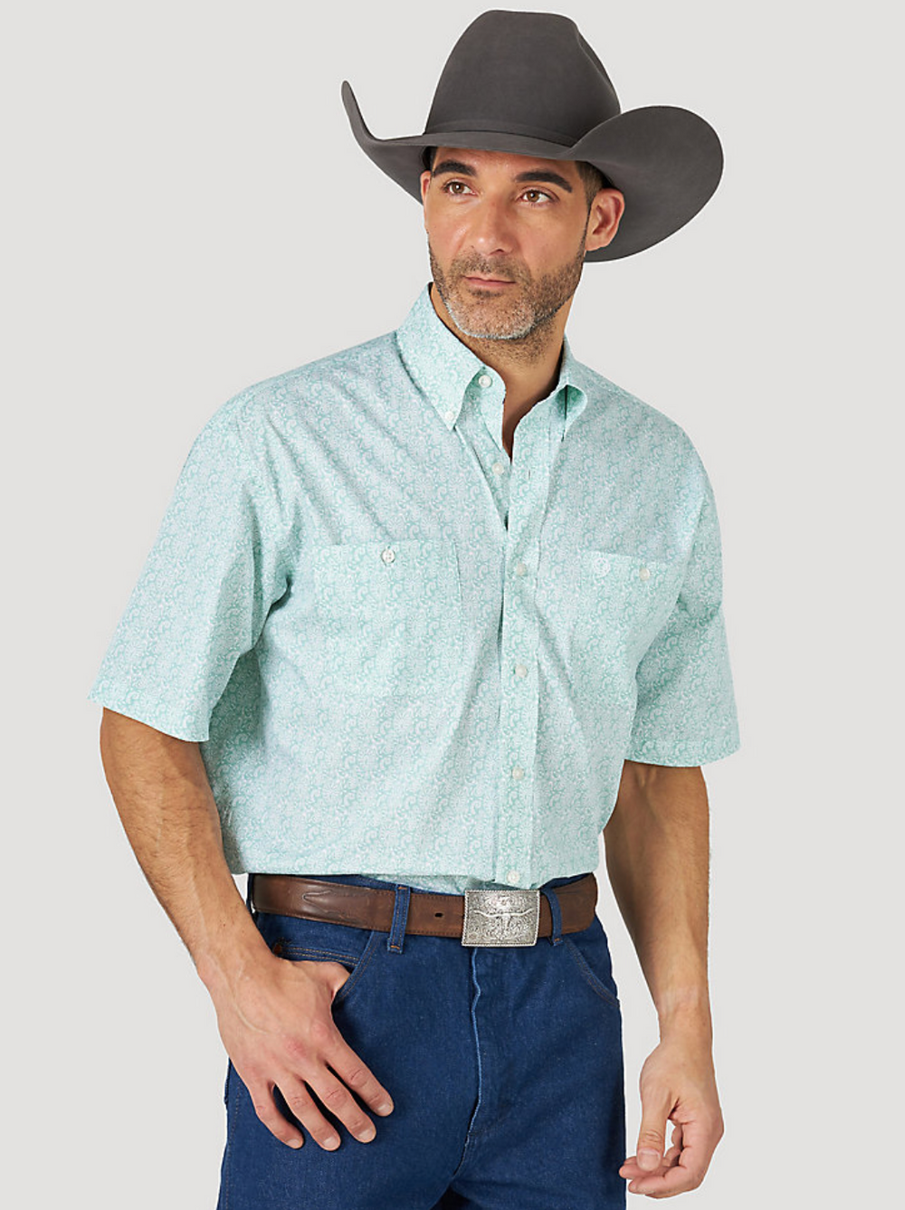 10MGSQ965 - Wrangler Men's George Strait Button-Up Shirt