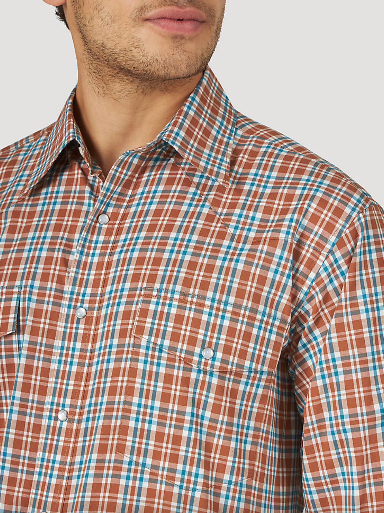 
                  
                    10MWR428E - Wrangler Men's George Strait Pearl Snap Shirt
                  
                