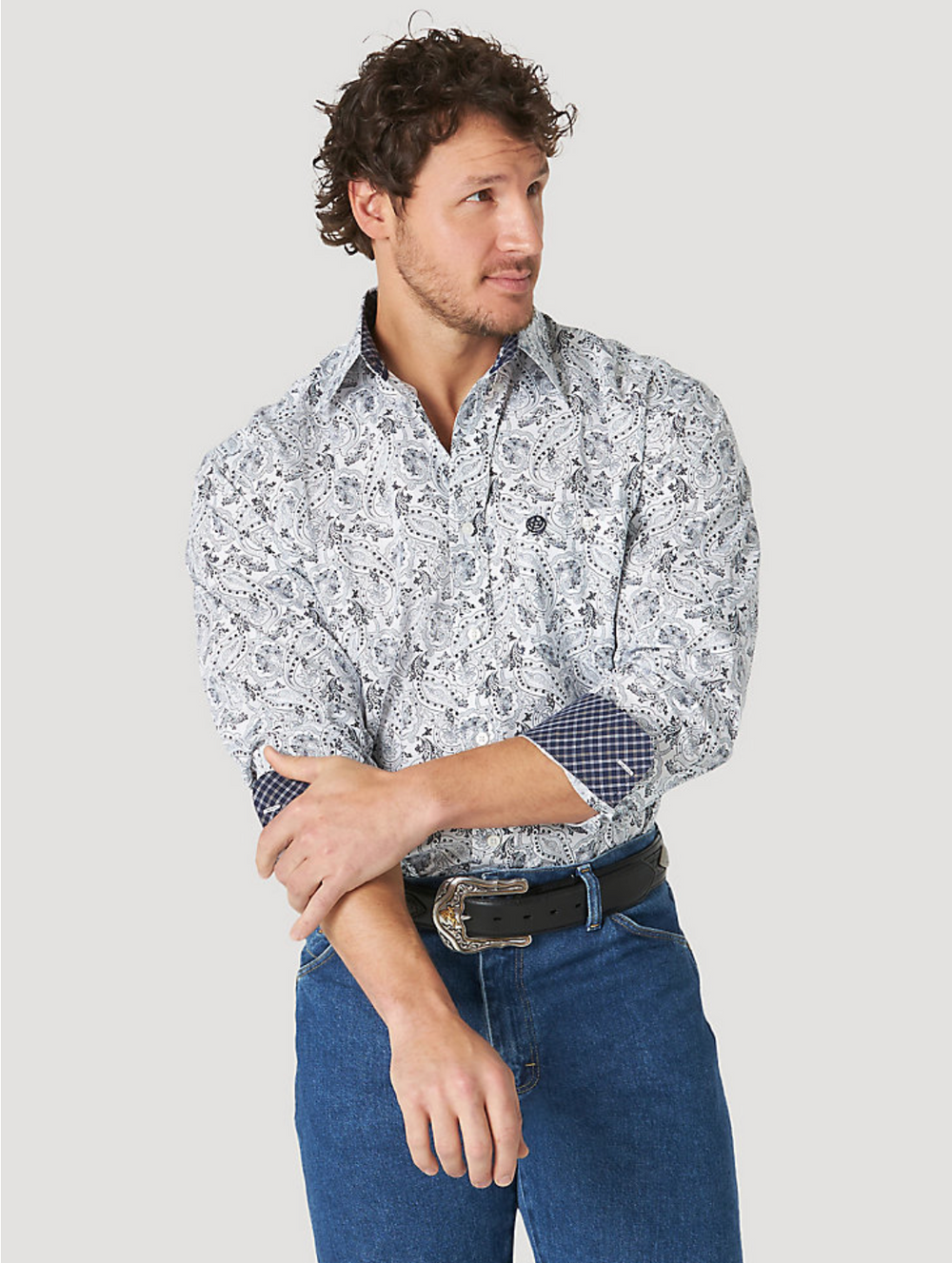 10MGSN958 - Wrangler Men's George Strait Button-Up Shirt