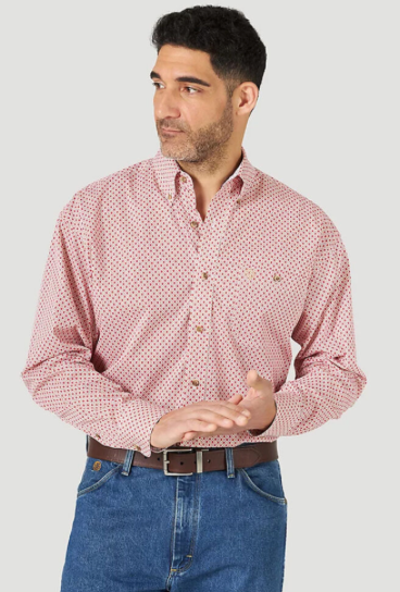 MGSM975 - Wrangler Men's George Strait Long Sleeve Shirt - Sunset