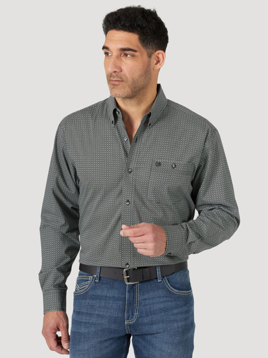 10MG2036X - Wrangler Men's Classics Button-Up Shirt - Black