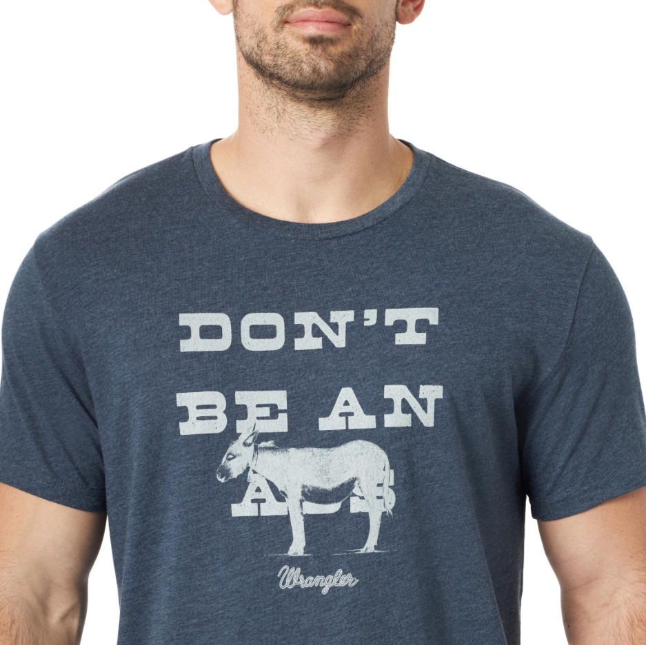 
                  
                    10MQ6210B - Wrangler Men's Western T-Shirt - Navy Heather
                  
                