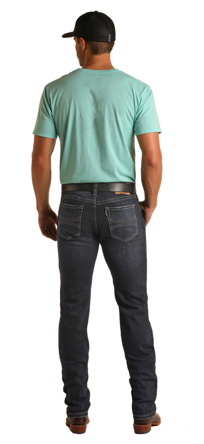 
                  
                    M1R3568 - Hooey X Rock&Roll Denim Men's Reflex Revolver Straight Jean
                  
                