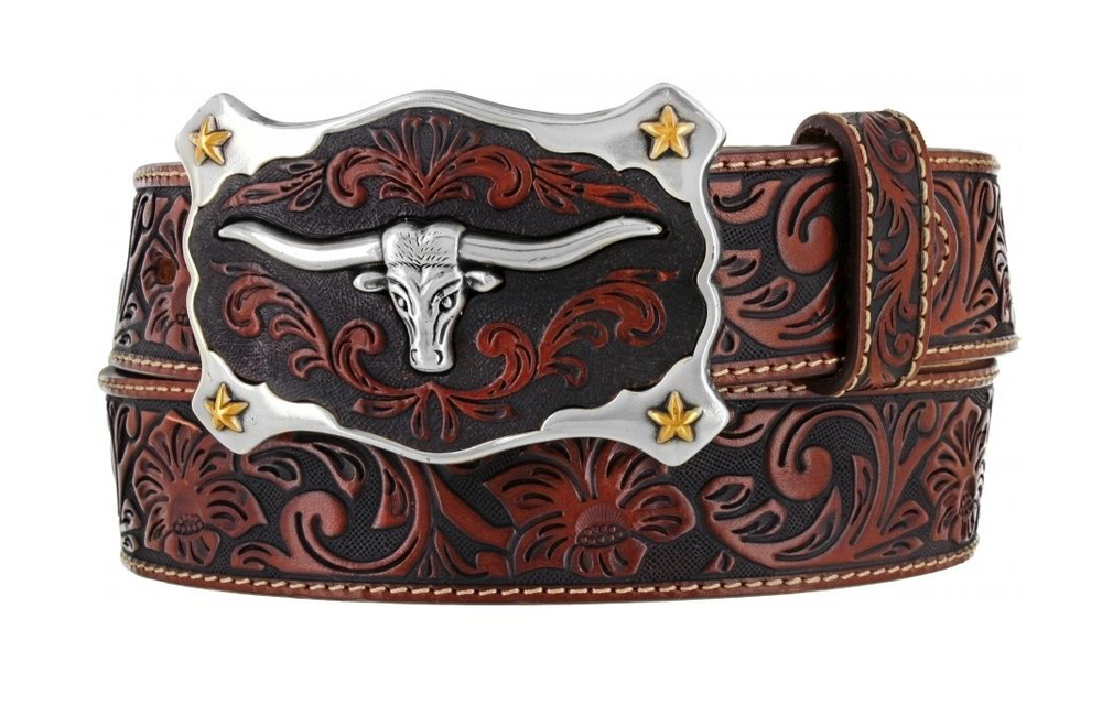 C11194 - Justin Classic Longhorn Belt - Brown