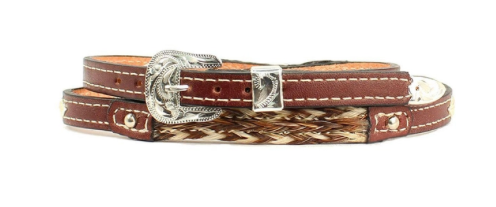 0200302 - Twister Leather Hatband - Brown