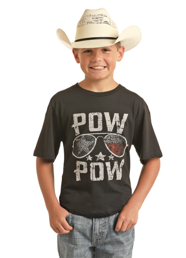 P3T3362 - Rock&Roll Boy's Dale Brisby T-Shirt - Black