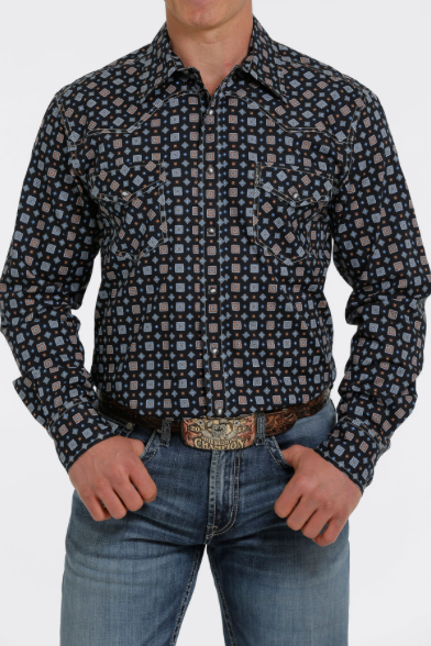 MTW1312055 - Cinch Men's Modern Fit Pearl Snap Shirt