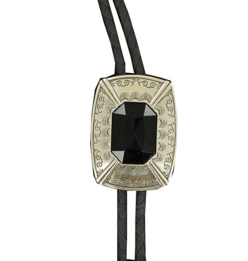 
                  
                    22868 - M&F Bolo - Silver/ Black Stone Rectangle
                  
                