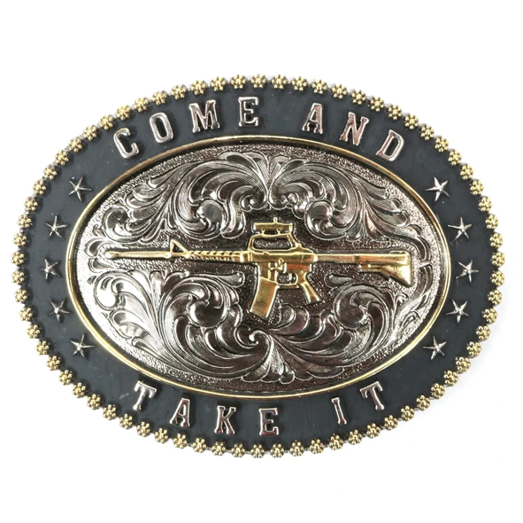 RLB004 - Rockin Leather - Come & Take It Buckle