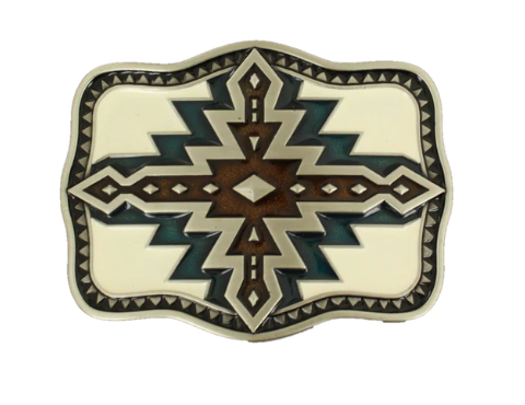 37997 - Nocona Belt Co. - Western Aztec Buckle