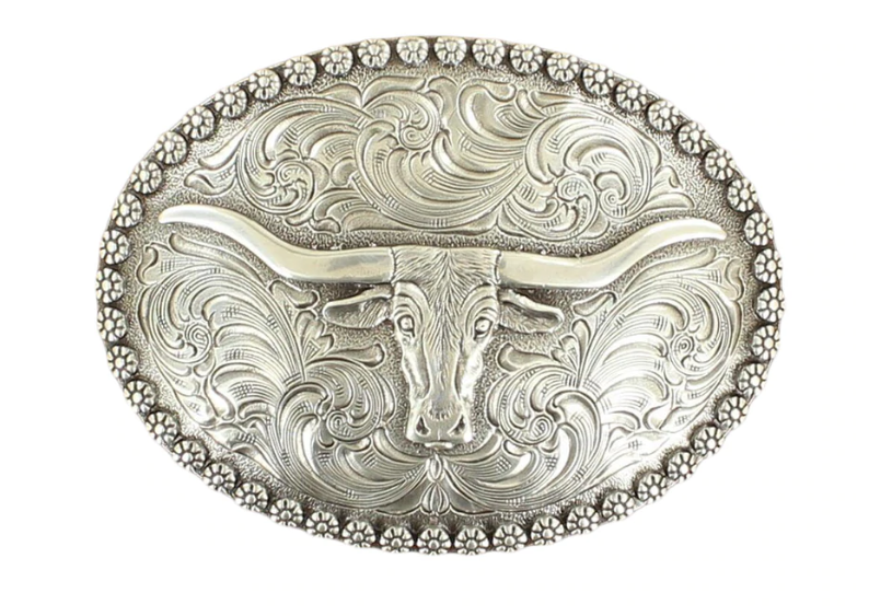 37981 - Nocona Belt Co. - Triple Cross Longhorn Buckle